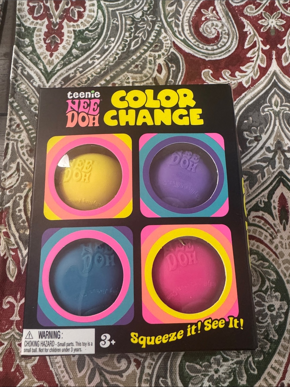 BNIB Teenie Nee Doh color change- set of 4